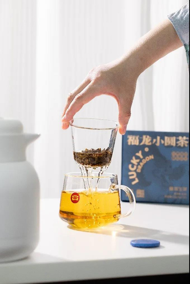 大益福龙小圆茶礼盒