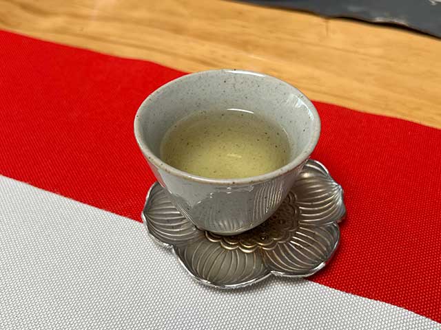 图为蓝版2020薄荷塘古树小饼品茗第九道茶汤