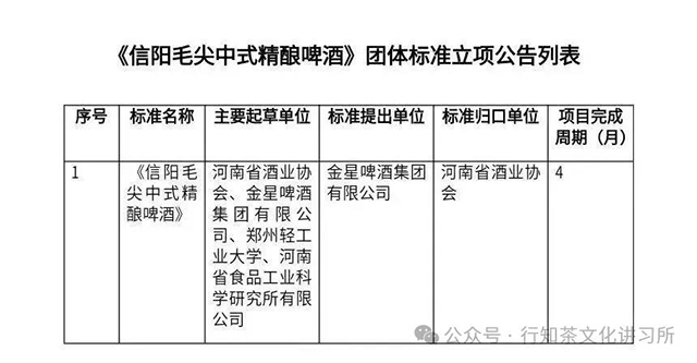 信阳毛尖茶啤